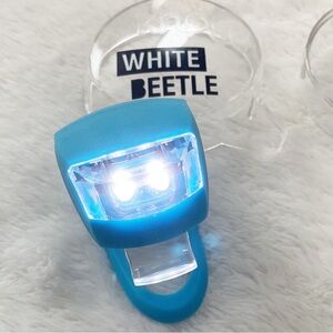 Knog Beetle Front Bike Light Sky Blue White LED Tested